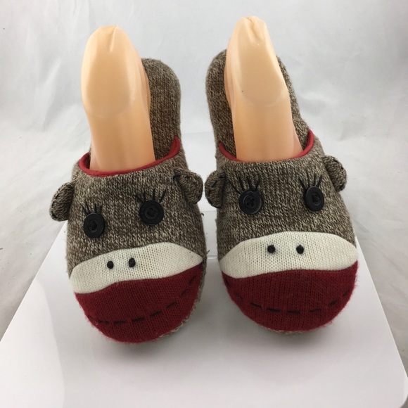 women's monkey slippers